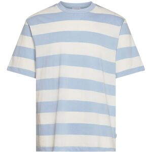 Lindbergh Striped Oversized O-Neck Tee S/S XL Blue XL Lindbergh Striped Oversized O-Neck Tee S/S XL Blue XL