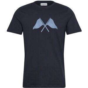 Lindbergh Copenhagen Print Tee S/S S Navy S Lindbergh Copenhagen Print Tee S/S S Navy S