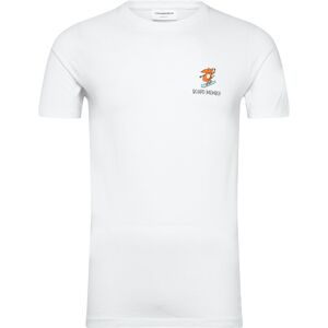 Lindbergh Printed Tee S/S M White M Lindbergh Printed Tee S/S M White M