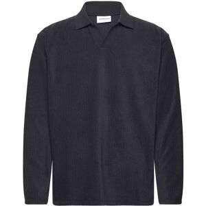 Lindbergh V-Neck Jacquard Polo L/S XL Grey XL Lindbergh V-Neck Jacquard Polo L/S XL Grey XL