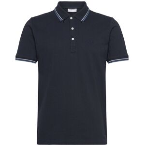 Lindbergh Polo Shirt With Contrast Piping S Navy S Lindbergh Polo Shirt With Contrast Piping S Navy S