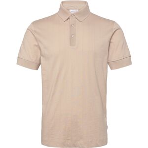 Lindbergh Needle Drop Polo S/S S Beige S Lindbergh Needle Drop Polo S/S S Beige S