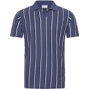 Lindbergh Striped Piqué Polo Shirt S/S XXXL Blue XXXL Lindbergh Striped Piqué Polo Shirt S/S XXXL Blue XXXL