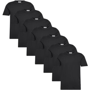 Lindbergh Basic O-Neck Tee S/S 7 Pack XL Black XL Lindbergh Basic O-Neck Tee S/S 7 Pack XL Black XL
