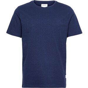 Lindbergh Mouliné O-Neck Tee S/S XXXL Blue XXXL Lindbergh Mouliné O-Neck Tee S/S XXXL Blue XXXL