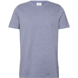 Lindbergh Mouliné O-Neck Tee S/S M Blue M Lindbergh Mouliné O-Neck Tee S/S M Blue M