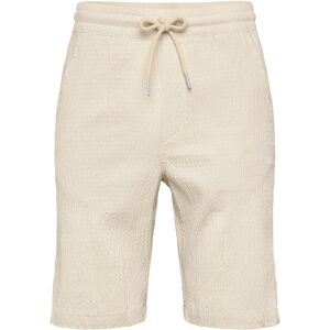 Lindbergh Seersucker Shorts Elasticated M Cream M Lindbergh Seersucker Shorts Elasticated M Cream M