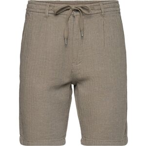 Lindbergh Linen Blend Herringbone Short M Green M Lindbergh Linen Blend Herringbone Short M Green M