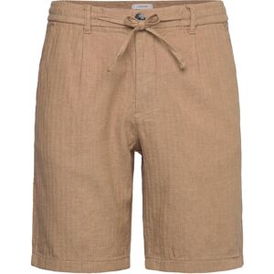 Lindbergh Linen Blend Herringbone Short M Beige M Lindbergh Linen Blend Herringbone Short M Beige M