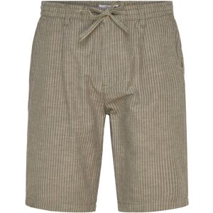 Lindbergh Striped Linen Shorts M Brown M Lindbergh Striped Linen Shorts M Brown M