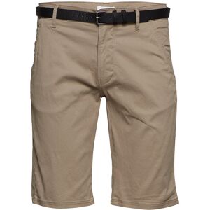 Lindbergh Classic Chino Shorts W?. Belt XXXL Beige XXXL Lindbergh Classic Chino Shorts W?. Belt XXXL Beige XXXL