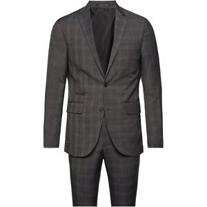 Lindbergh Checked Mens Suit 44 Grey 44 Lindbergh Checked Mens Suit 44 Grey 44
