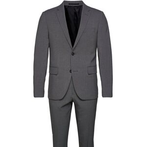 Lindbergh Plain Mens Suit - Normal Length 56 Grey 56 Lindbergh Plain Mens Suit - Normal Length 56 Grey 56