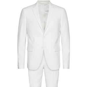 Lindbergh Plain Mens Suit - Normal Length 58 White 58 Lindbergh Plain Mens Suit - Normal Length 58 White 58