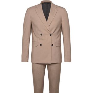 Lindbergh Plain Db Mens Suit - Normal Length 50 Beige 50 Lindbergh Plain Db Mens Suit - Normal Length 50 Beige 50