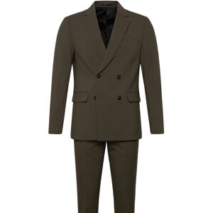 Lindbergh Plain Db Mens Suit - Normal Length 54 Khaki 54 Lindbergh Plain Db Mens Suit - Normal Length 54 Khaki 54