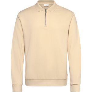 Lindbergh Sweat Polo L/S XXL Beige XXL Lindbergh Sweat Polo L/S XXL Beige XXL