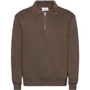 Lindbergh Half Zip Polo Sweat XXL Brown XXL Lindbergh Half Zip Polo Sweat XXL Brown XXL