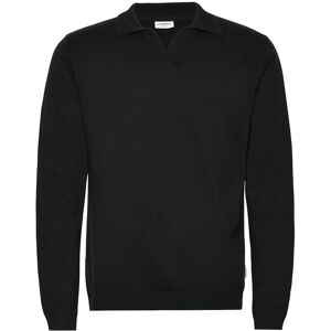 Lindbergh Splitneck Recycled Yarn Knit M Black M Lindbergh Splitneck Recycled Yarn Knit M Black M