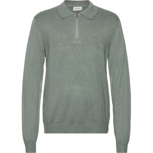 Lindbergh Ecovero L/S Zip Polo XL Green XL Lindbergh Ecovero L/S Zip Polo XL Green XL