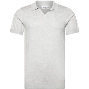 Lindbergh Ecovero S/S V-Neck Polo XL Grey XL Lindbergh Ecovero S/S V-Neck Polo XL Grey XL