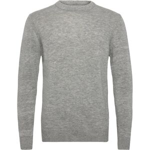 Lindbergh Lambswool O-Neck Knit XXL Grey XXL Lindbergh Lambswool O-Neck Knit XXL Grey XXL