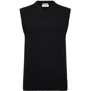 Lindbergh Lambswool V-Neck Slipover M Black M Lindbergh Lambswool V-Neck Slipover M Black M