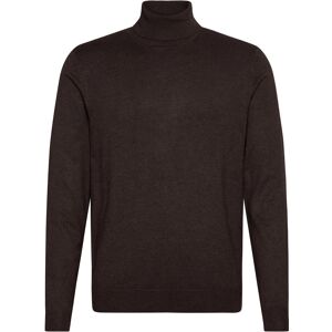 Lindbergh Mélange Roll Neck Knit M Brown M Lindbergh Mélange Roll Neck Knit M Brown M
