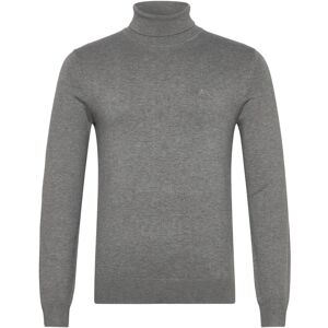 Lindbergh Mélange Roll Neck Knit M Grey M Lindbergh Mélange Roll Neck Knit M Grey M