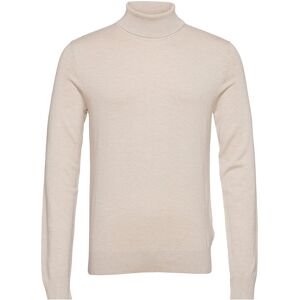 Lindbergh Mélange Roll Neck Knit XXL White XXL Lindbergh Mélange Roll Neck Knit XXL White XXL