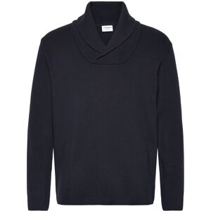 Lindbergh Shawl Collar Rib Knit M Navy M Lindbergh Shawl Collar Rib Knit M Navy M