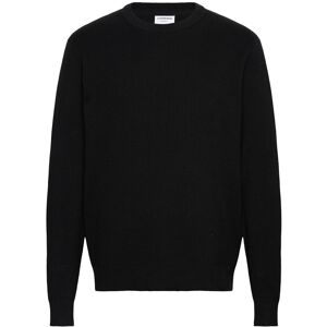 Lindbergh Rib Knitted O-Neck Knit XL Black XL Lindbergh Rib Knitted O-Neck Knit XL Black XL