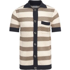 Lindbergh Crochet S/S Cardigan XL Cream XL Lindbergh Crochet S/S Cardigan XL Cream XL