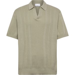 Lindbergh Knitted S/S Polo XXL Khaki XXL Lindbergh Knitted S/S Polo XXL Khaki XXL