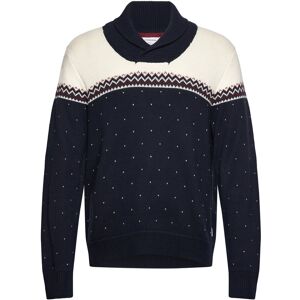 Lindbergh Xmas Shawl Collar Knit M Navy M Lindbergh Xmas Shawl Collar Knit M Navy M