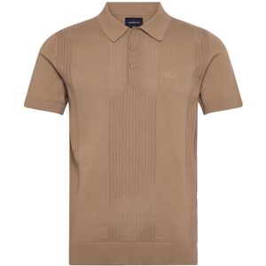 Lindbergh Knitted Polo Shirt XXL Brown XXL Lindbergh Knitted Polo Shirt XXL Brown XXL