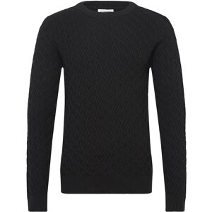 Lindbergh Recycle Structure Knit O-Neckrecycle Structure Knit O-Neck M Black M Lindbergh Recycle Structure Knit O-Neckrecycle Structure Knit O-Neck M Black M