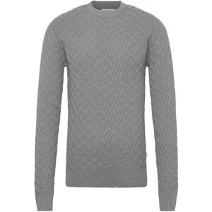 Lindbergh Recycle Structure Knit O-Neckrecycle Structure Knit O-Neck M Grey M Lindbergh Recycle Structure Knit O-Neckrecycle Structure Knit O-Neck M Grey M