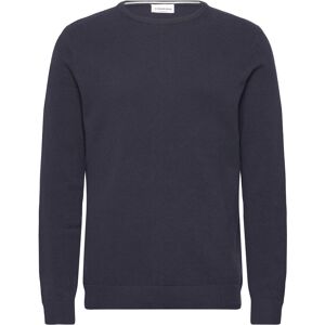 Lindbergh Structure O-Neck Knit M Navy M Lindbergh Structure O-Neck Knit M Navy M