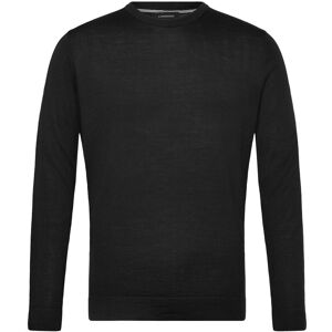 Lindbergh Merino Blend O-Neck Knit XXL Black XXL Lindbergh Merino Blend O-Neck Knit XXL Black XXL