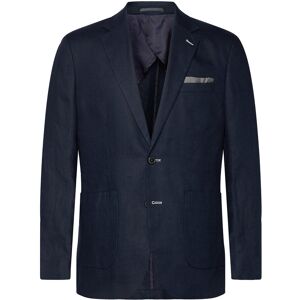 Lindbergh Black Half Lined Linen Blazer 54 Navy 54 Lindbergh Black Half Lined Linen Blazer 54 Navy 54