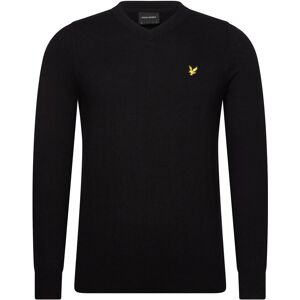 Scott Cotton Merino V Neck Jumper S Black S Scott Cotton Merino V Neck Jumper S Black S