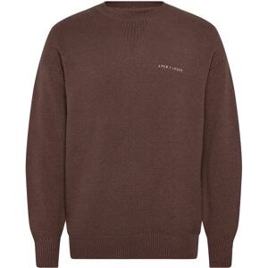 Scott Script Knitted Crew Neck M Brown M Scott Script Knitted Crew Neck M Brown M
