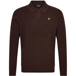 Scott Lambswool Blend Rugby Jumper M Brown M Scott Lambswool Blend Rugby Jumper M Brown M