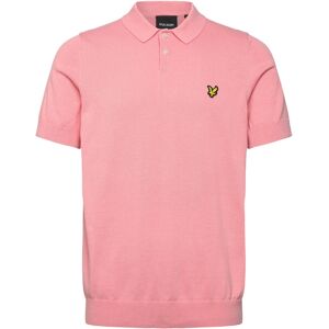 Scott Cotton Short Sleeve Knitted Polo M Pink M Scott Cotton Short Sleeve Knitted Polo M Pink M