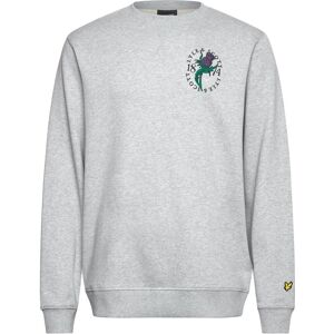 Scott Thistle Flora Printed Crew Neck Sweatshirt S Grey S Scott Thistle Flora Printed Crew Neck Sweatshirt S Grey S