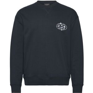 Scott Chrome Graphic Crew Neck S Navy S Scott Chrome Graphic Crew Neck S Navy S