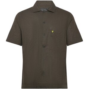 Scott Cuban Collar Short Sleeve Shirt S Khaki S Scott Cuban Collar Short Sleeve Shirt S Khaki S
