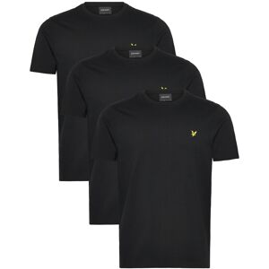 Scott 3-Pack Plain T-Shirt S Black S Scott 3-Pack Plain T-Shirt S Black S