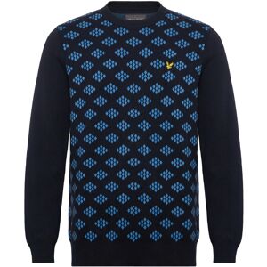 Scott Golf Crew Neck Cotton Argyle Jumper M Navy M Scott Golf Crew Neck Cotton Argyle Jumper M Navy M